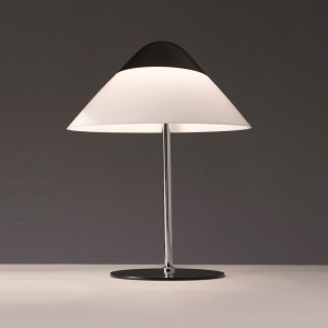 Opala mini tafellamp zwart - chroom