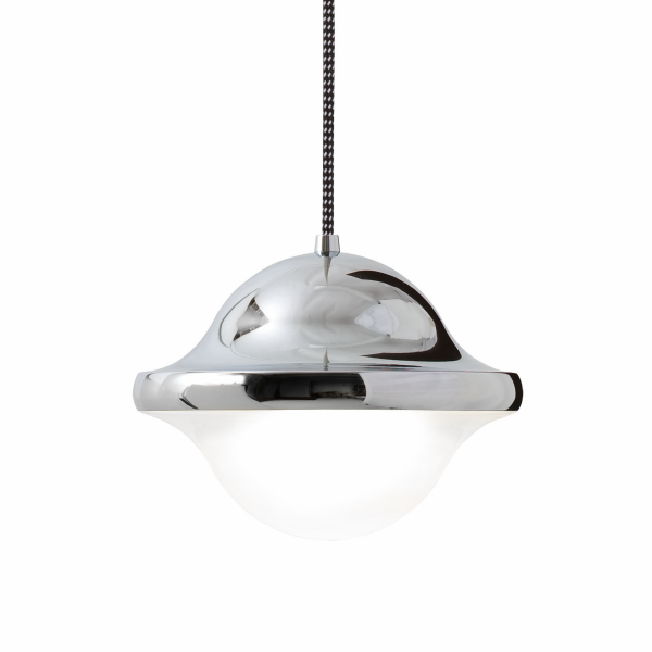 Bubi hanglamp zwart-wit snoer