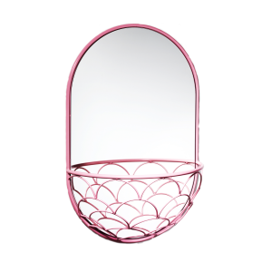 Haga spiegel 60 cm roze 60 x 40 cm