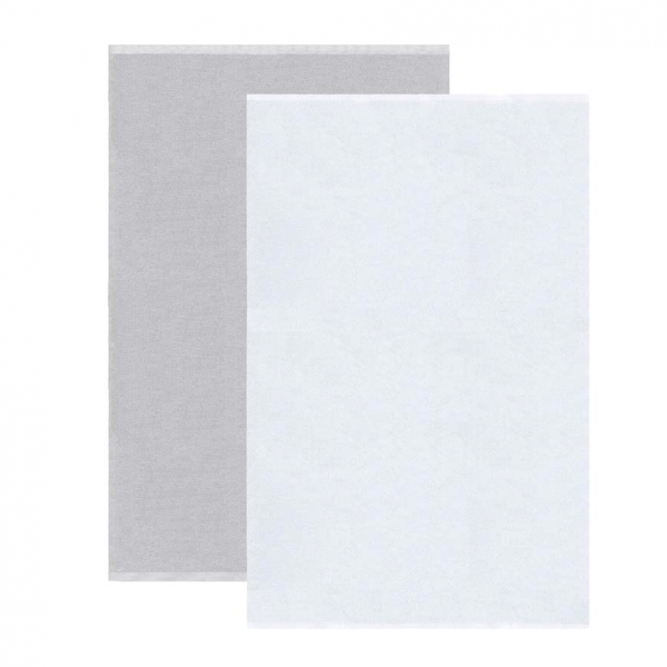 Flip vloerkleed grijs-wit groot 150 x 220 cm.