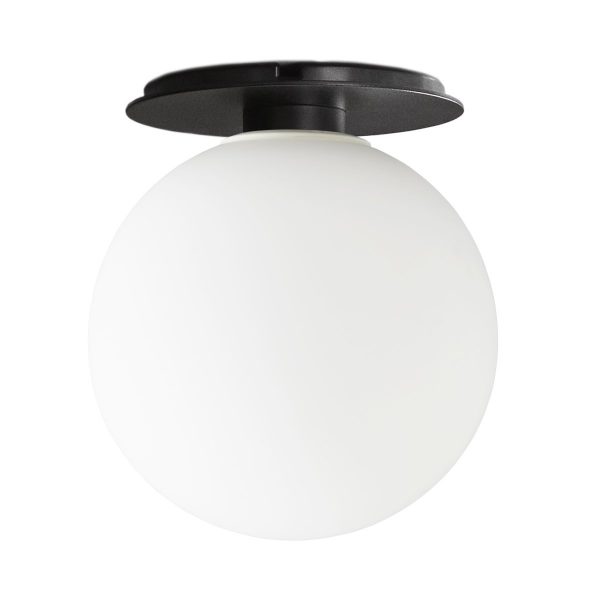 TR plafond- & wandlamp zwart