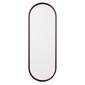Angui spiegel ovaal 108 cm. bordeaux