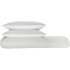 Solar 100% Cotton Reversible Bed Set, King,White/Mist Grey NL