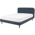 MADE Essentials Besley kingsizebed, oceaanblauw