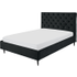 Skye eurosuperkingsizebed, donkergrijs fluweel