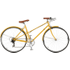 Bloomsbury 7-speed stadsfiets, mosterdgeel, voor fietser 145 - 168 cm