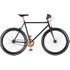 Colwyn singlespeed stadsfiets, matzwart en koper, voor fietser 163 - 175 cm