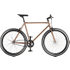 Mallow singlespeed stadsfiets, koper met zwarte wielen, voor fietser 178 - 188 cm