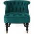 Bouji fauteuil, zeeschuimblauw fluweel