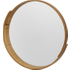 VenA ronde spiegel 50 x 50 cm, naturel bewerkt hout