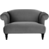 Claudia loveseat, tingrijs fluweel