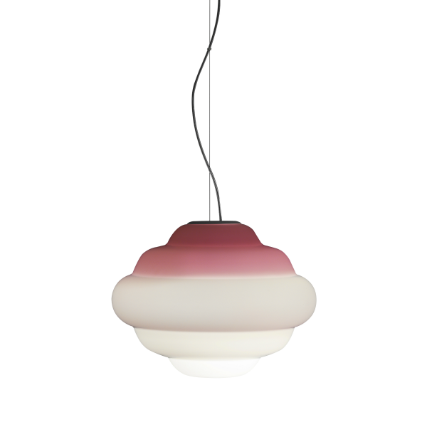 Cloud hanglamp wit-roze