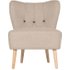 Charley fauteuil, biscuitbeige