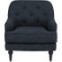 Flynn fauteuil, Atlantischblauwe linnenmix