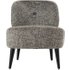 Jasper accent stoel, monochroom boucle