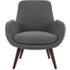 Moby fauteuil, mergelgrijs