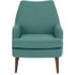 Martha fauteuil, glasblauw