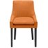 Percy fauteuil met holle rugleuning, goudsbloem oranje