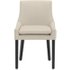 Percy fauteuil met holle rugleuning, middelbeige