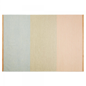 Fields vloerkleed 170 x 240 cm. blauw-beige-roze-beige