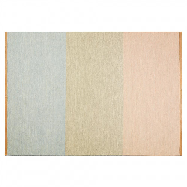 Fields vloerkleed 170 x 240 cm. blauw-beige-roze-beige