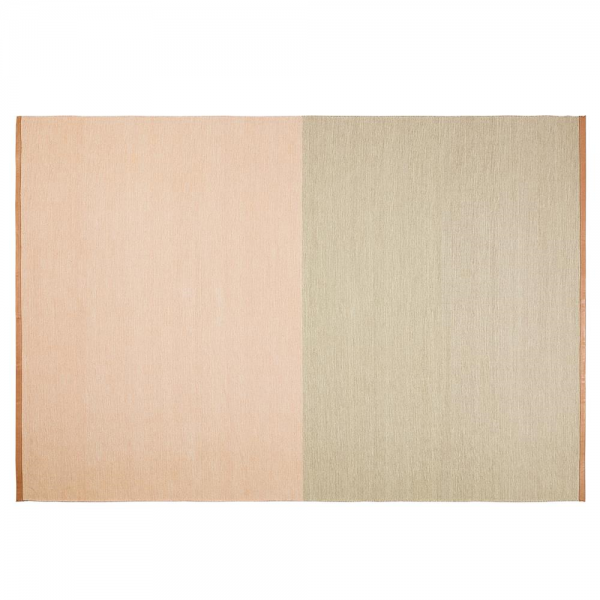 Fields vloerkleed 200 x 300 cm. roze-beige