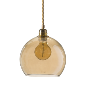 Rowan hanglamp M, Ø 22 cm. golden smoke
