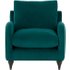 Sofia fauteuil, mallardgroen fluweel