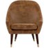 Seattle fauteuil, Outback zachtbruin premiumleer