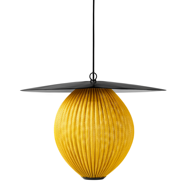 Satellite plafondlamp groot venetian gold (geel)