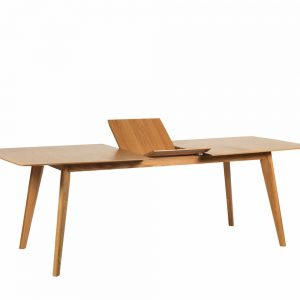 Nordiq Cirrus Butterfly - Houten uitklaptafel - 190 tot 235 cmInitial Cirrus Butterfly | Eiken | Eettafel met uitschuifsysteem | 190cm