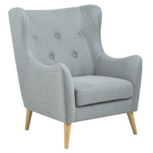 Fauteuil 'Ivar' kleur lichtgrijs