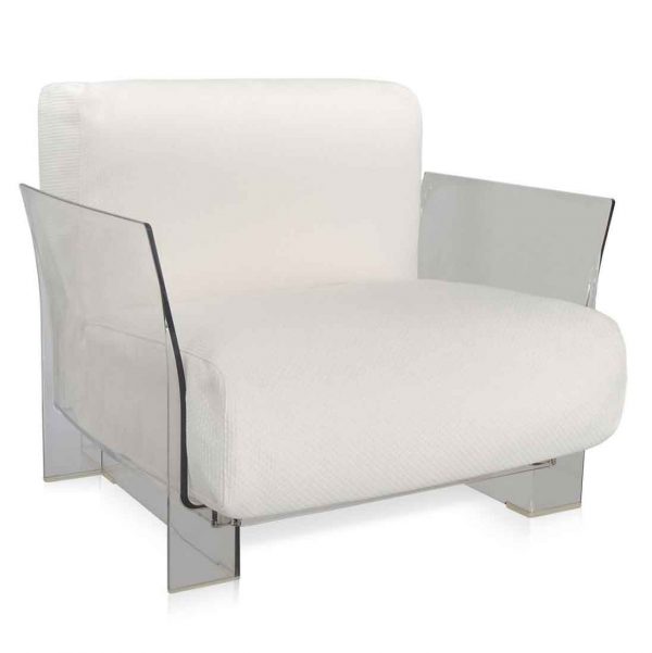 Kartell Pop Outdoor fauteuil wit Ikon