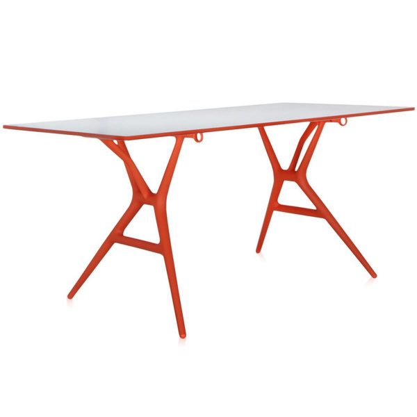 Kartell Spoon tafel oranje 160 cm
