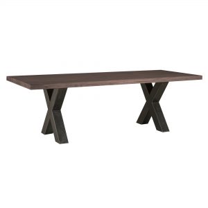 Tower Living Eettafel 'Leros' 260 x 100cm, kleur smoke brown