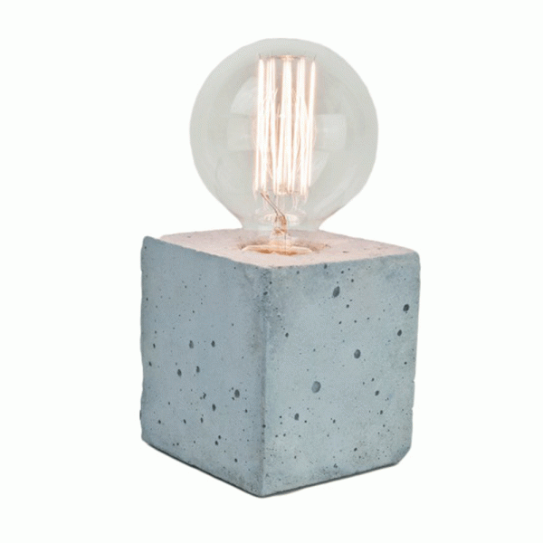 LJ Lamps Alpha bijzetlamp - tafellamp beton