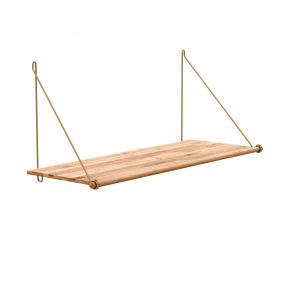 We Do Wood Loop Shelf - Bamboe plankensysteem - Brass