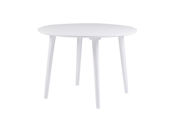 Nordiq Lotta diningtable 106 - wit - Ronde eettafel wit - 106