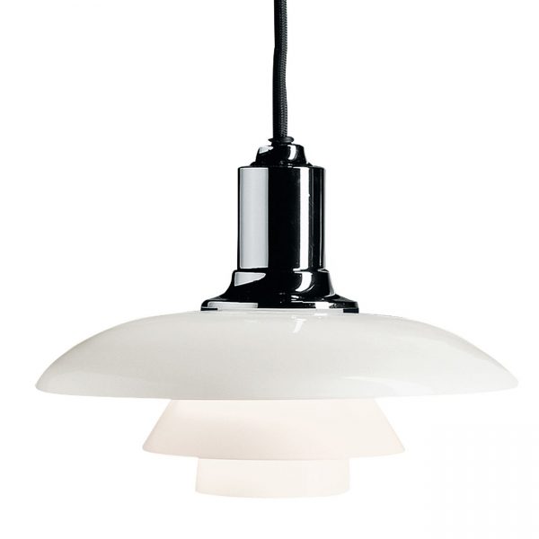 Louis Poulsen PH 2/1 hanglamp verchroomd