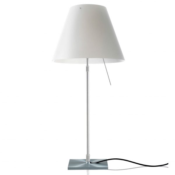 Luceplan Costanza tafellamp telescopisch met dimmer en diffuser