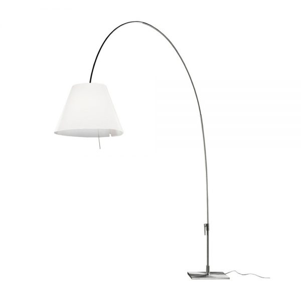 Luceplan Lady Costanza vloerlamp met aan-/uitschakelaar aluminium