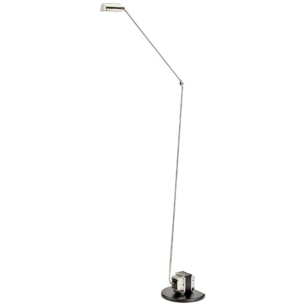 Lumina Daphine Terra vloerlamp LED geborsteld nikkel