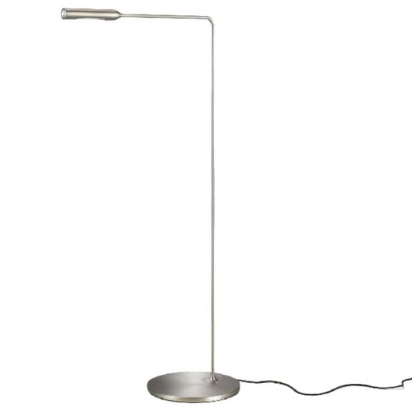 Lumina Flo vloerlamp nikkel