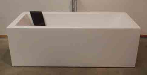 Luca Primo vrijstaand bad 180x80cm rechthoekig acryl wit