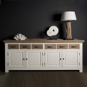 Tower Living Dressoir 'Parma' 220 cm, kleur wit