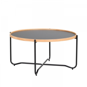 Nordiq Bristol coffee table - Ronde salontafel - 82 cm - Scandinvavisch design - Afneembaar tafelblad