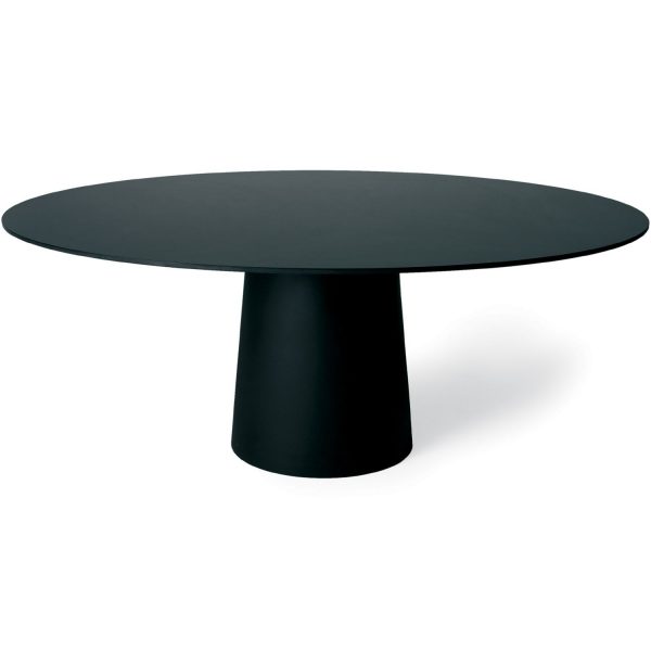 Moooi Container tafel rond zwart 120