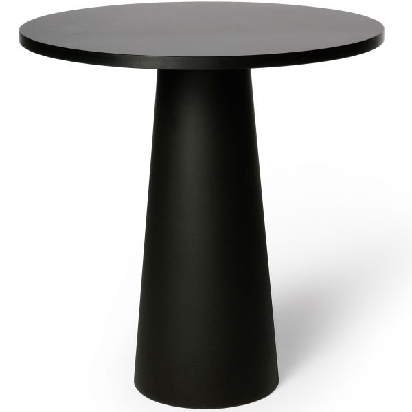 Moooi Container tafel rond zwart 90