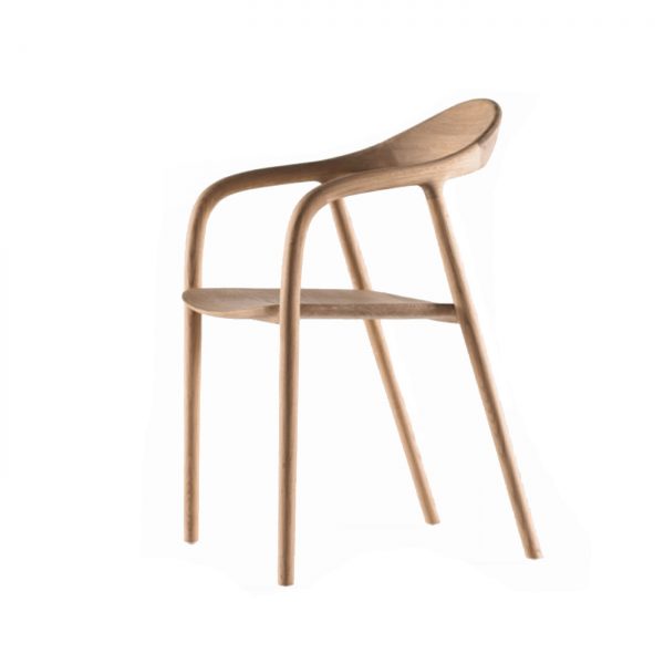 Artisan Neva chair - eetkamerstoel met armleuning - Hout -