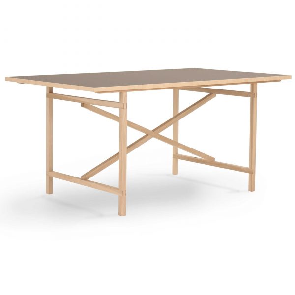 Nils Holger Moormann Egon tafel 160x90 laminaat donkergrijs